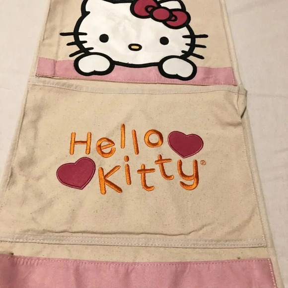 2011 Lambs  and Ivy Hello Kitty Canvas Wall Organizer - Picture 3 of 16
